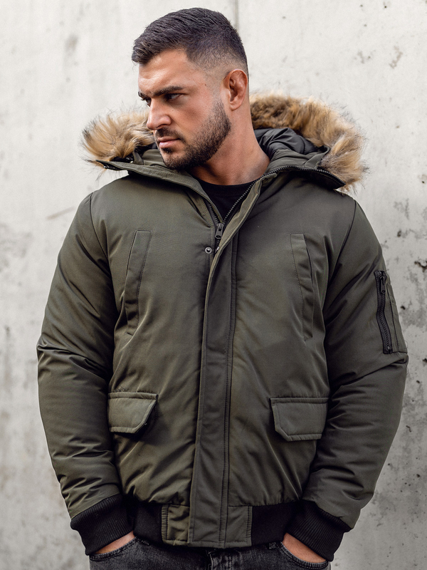 Herren Winterjacke Khaki Bolf 2019