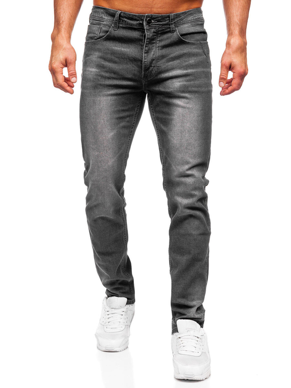 Herren Jeanshose slim fit Schwarz Bolf MP0174GS
