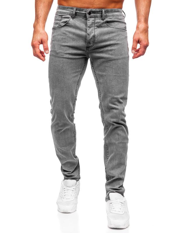 Herren Jeanshose slim fit Schwarzgrau Bolf MP0192GC