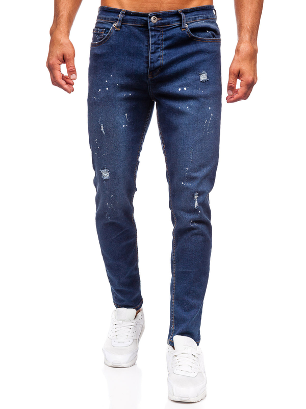 Herren Jeanshose slim fit Dunkalblau Bolf 6571