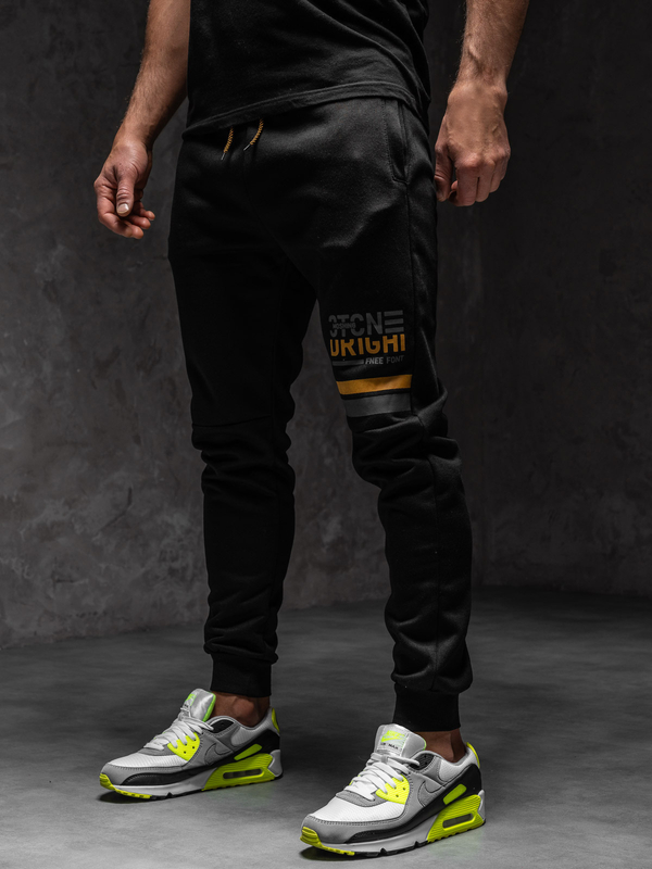 Herren Sporthose Schwarz Bolf AM108A1