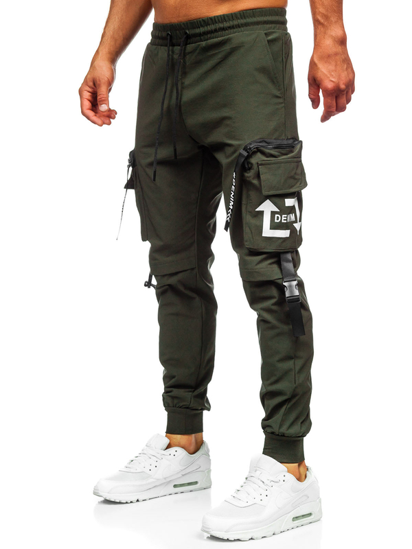 Herren Sporthose Bargohose Joggers Grün Bolf K13