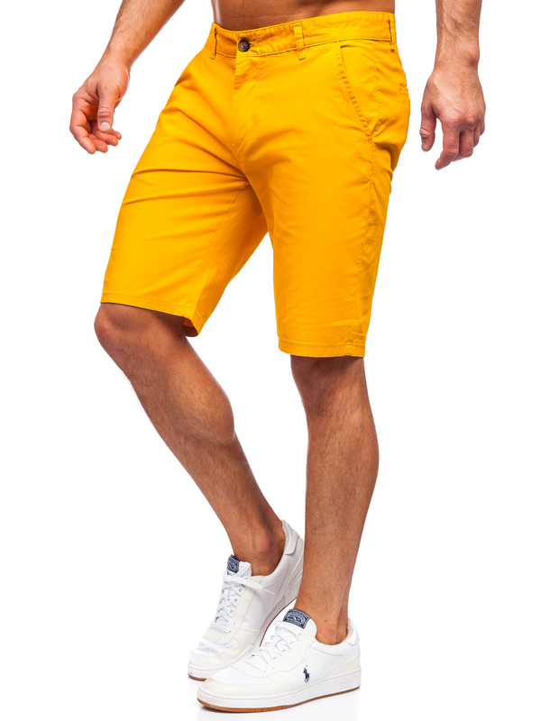 Herren Kurze Hose Shorts Gelb Bolf 1140