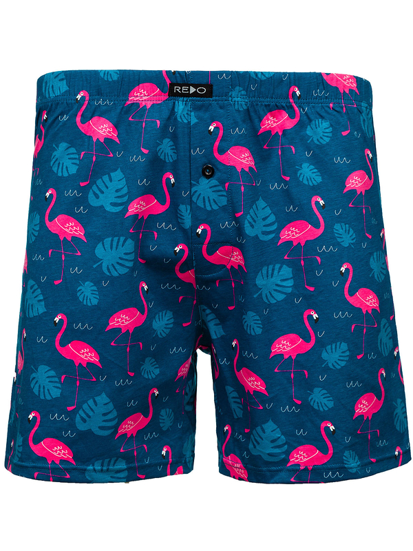 Herren Baumwoll Boxershorts Blau Bolf 1BB145