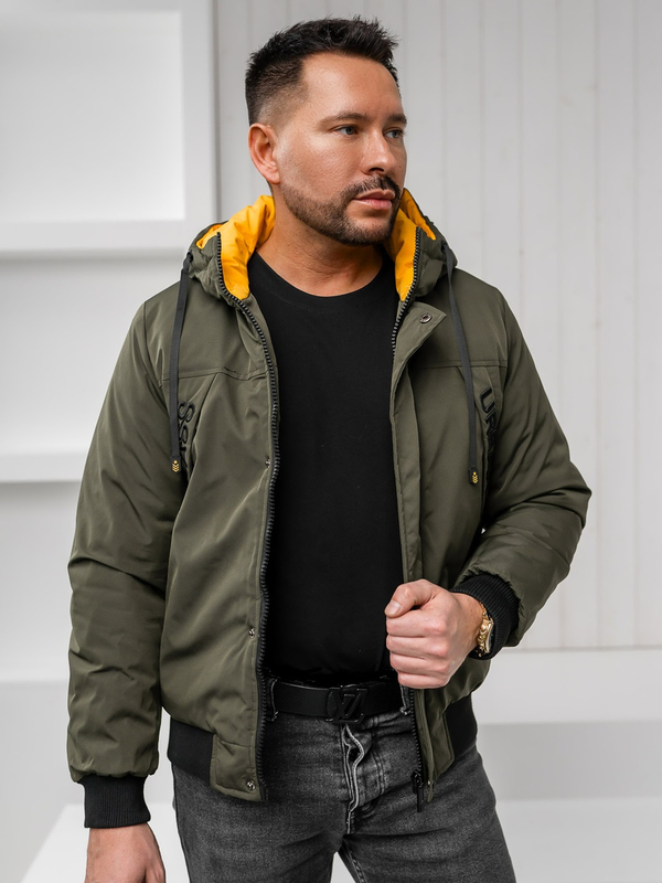 Herren WInterjacke Grün Bolf 27M8100