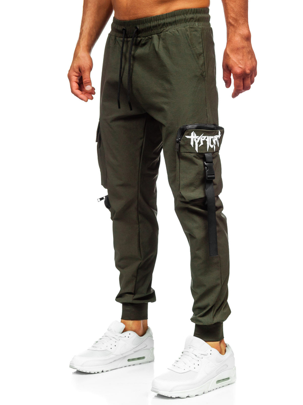 Herren Sporthose Bargohose Joggers Grün Bolf K15