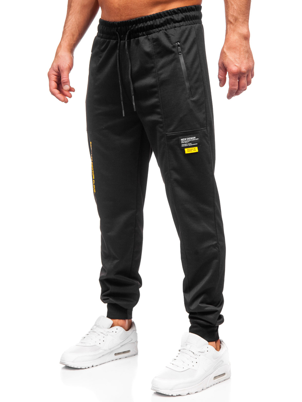 Herren Sporthose Joggers Schwarz Bolf JX6333