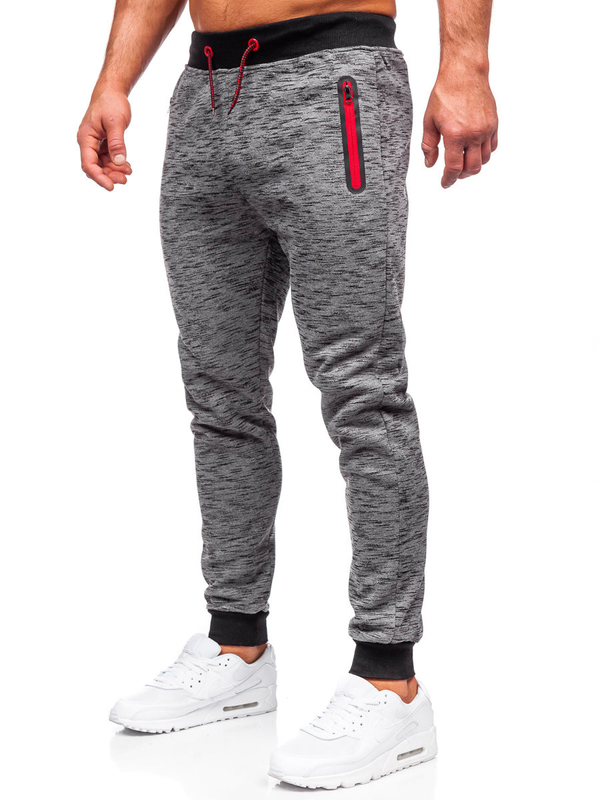Herren Sporthose Schwarzgrau Bolf 55037
