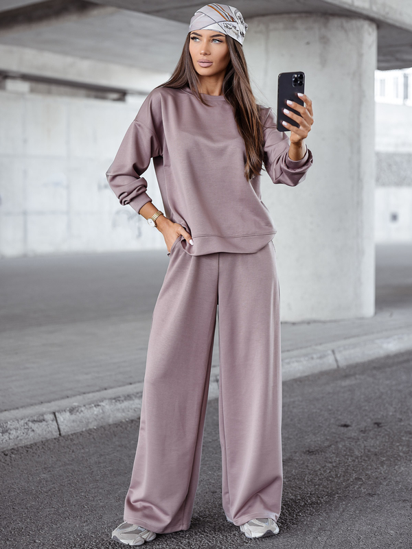 Damen Zweiteiler-Set Cappuccino Bolf 821111