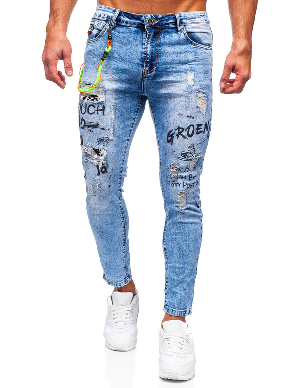 Herren Jeanshose Blau Bolf TF150