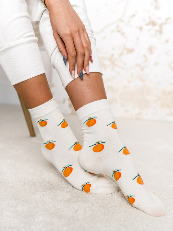 Damen Socken Ecru Bolf WQ7638-5