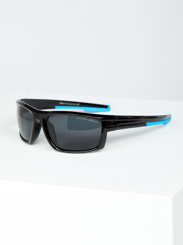 Sonnenbrille Schwarz-Blau Bolf MIAMI7
