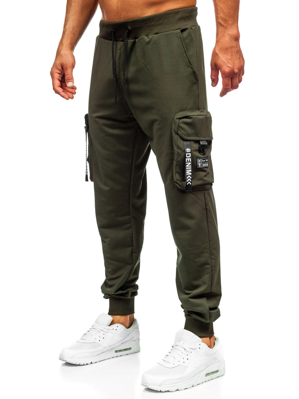 Herren Sporthose Bargohose Joggers Grün Bolf K20