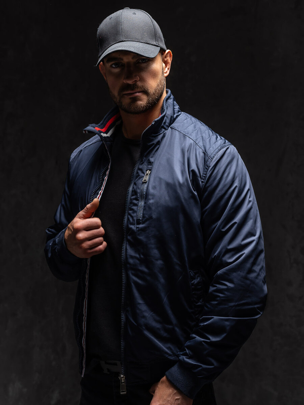 Herren Übergangsjacke Dunkalblau Bolf 1907A1