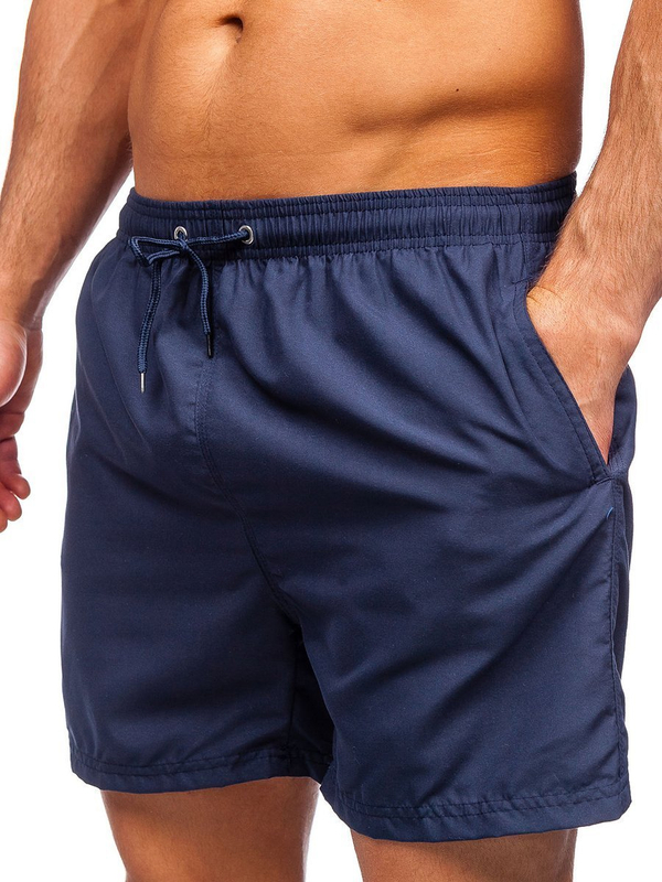 Herren Shorts Badehose Dunkelblau Bolf YW07001