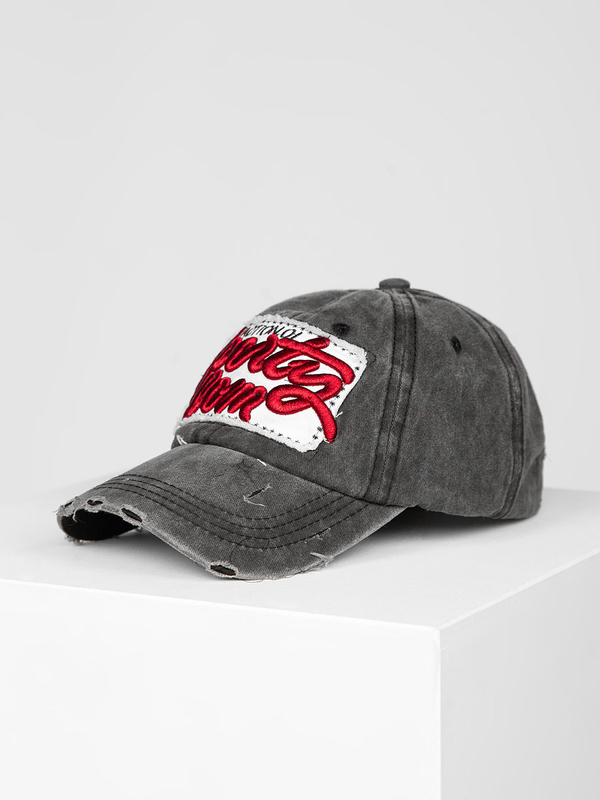 Herren Cap Schwarz Bolf CZ103