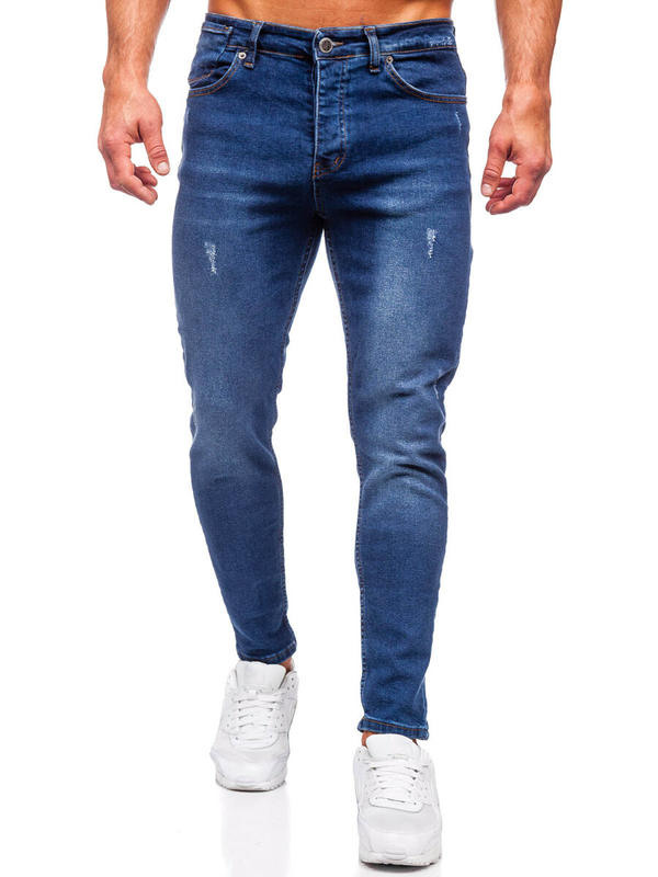 Herren Jeanshose regular fit Dunkalblau Bolf 6217