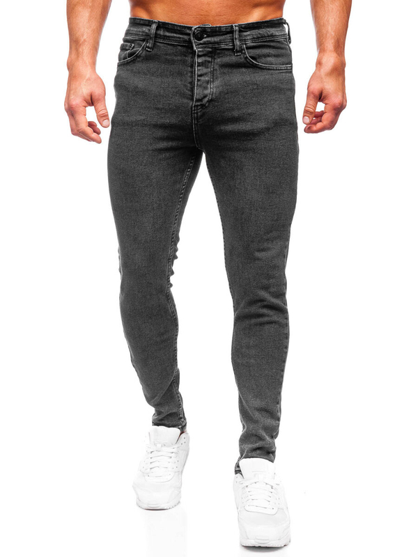 Herren Jeanshose regular fit Schwarz Bolf 6027