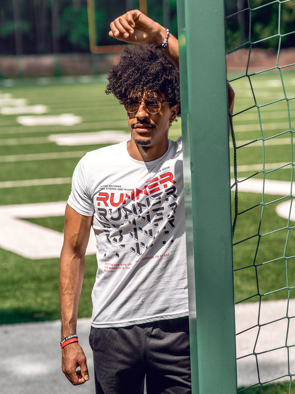 Herren T-Shirt mit Motiv Weiß Bolf 14336A