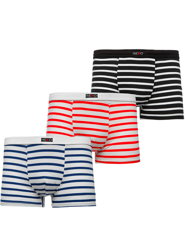 Herren Boxershorts Mehrfarbig 1BE697-3P 3 Bolf PACK
