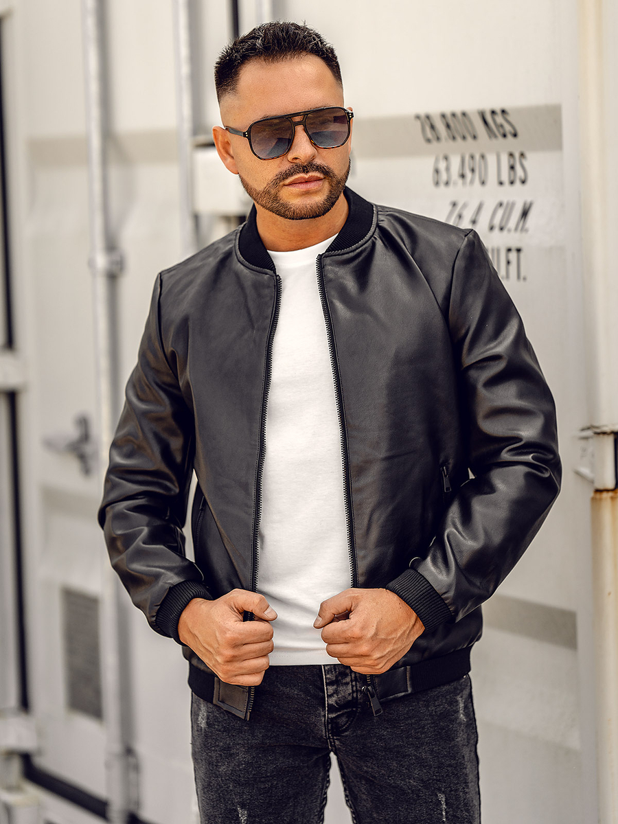 C&a Bomberjacke Jacken Herren C&a Jacket Lederjacken