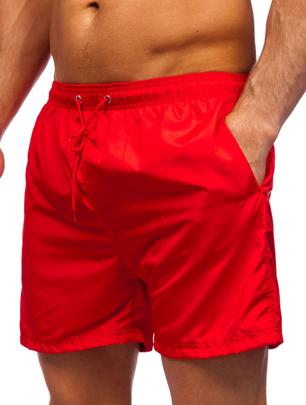 Herren Shorts Badehose Rot Bolf YW07002
