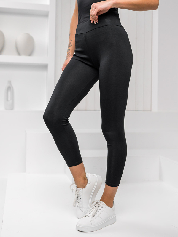 Damen Leggings Schwarz Bolf YW01001-A