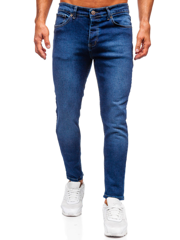 Herren Jeans slim fit Dunkelblau Bolf 6732