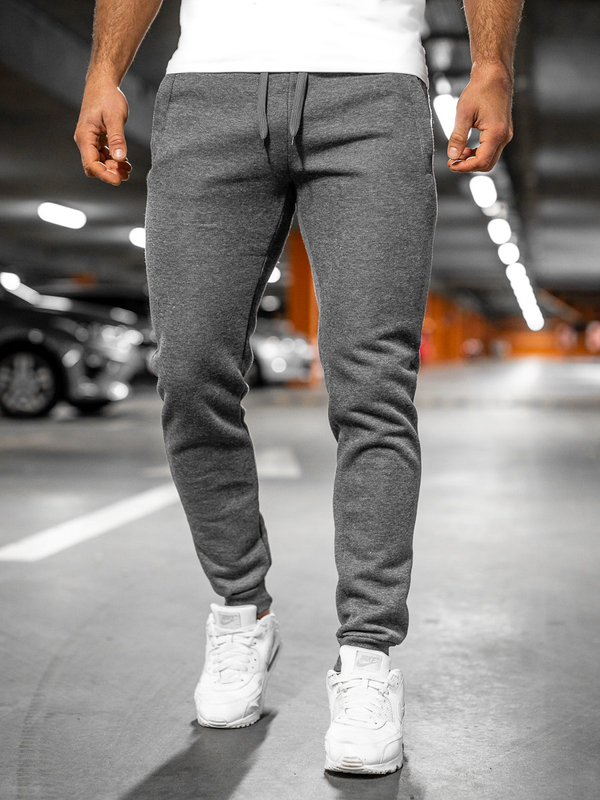 Herren Hose Jogger Pants Schwarzgrau Bolf XW01