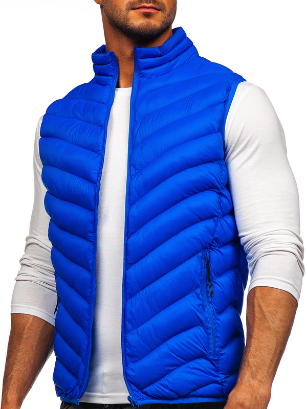 Herren Steppweste Blau Bolf HDL88006