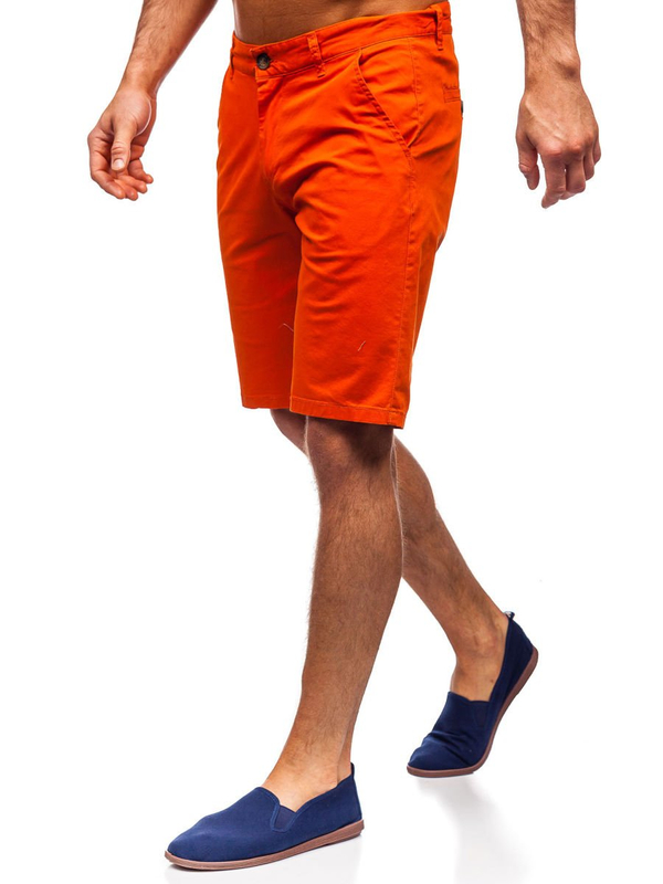 Herren Kurze Hose Shorts Orange Bolf 1140