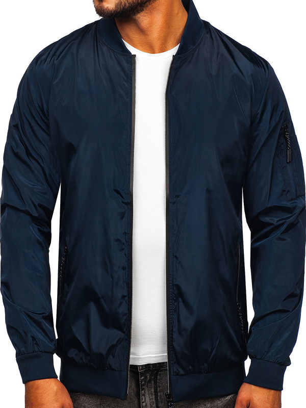 Herren Übergangsjacke Dunkelblau Bolf W3908