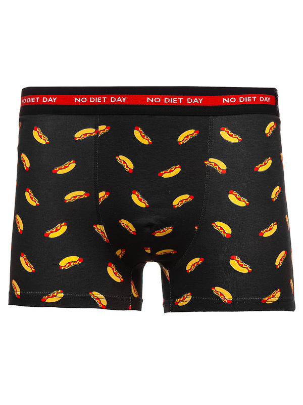 Herren Boxershorts Schwarz Bolf 1BE744