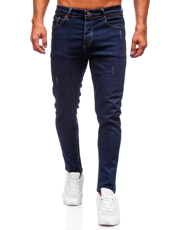 Herren Jeans slim fit Dunkelblau Bolf 6785