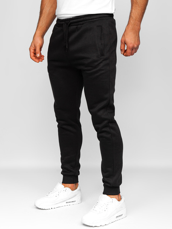 Herren Hose Jogger Pants Schwarz Bolf CK01