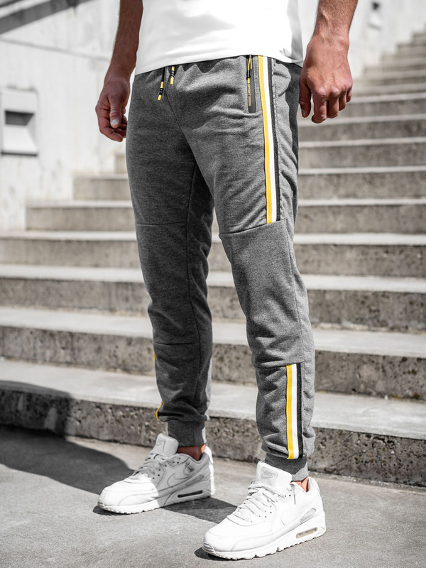 Herren Sporthose Joggers Anthrazit Bolf K10336A