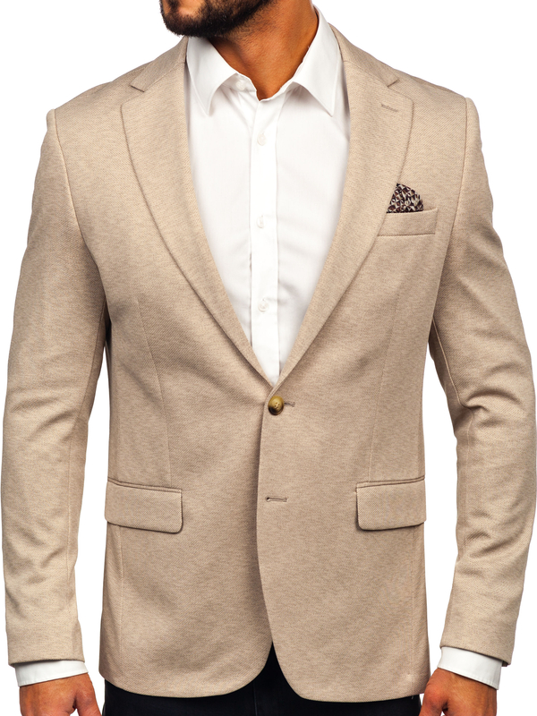 Herren Sakko casual Beige Bolf 24401