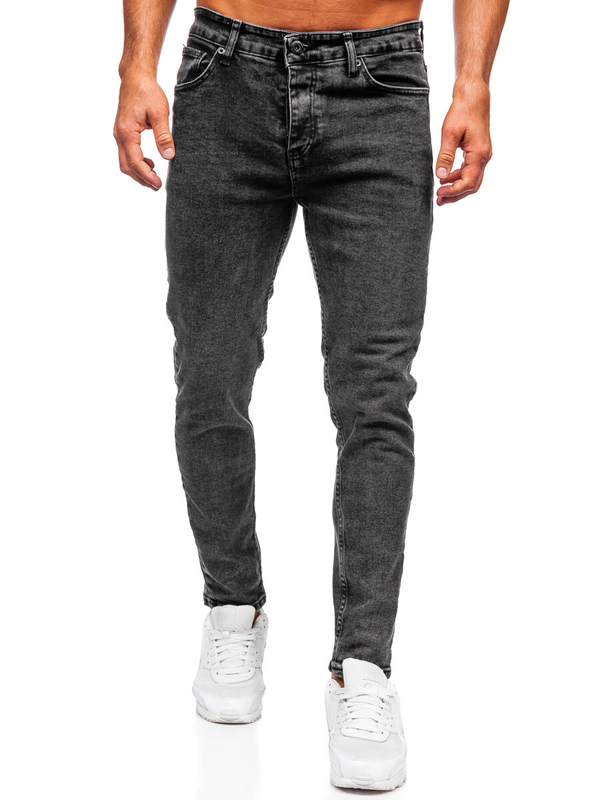 Herren Jeanshose slim fit Schwarz Bolf 6519