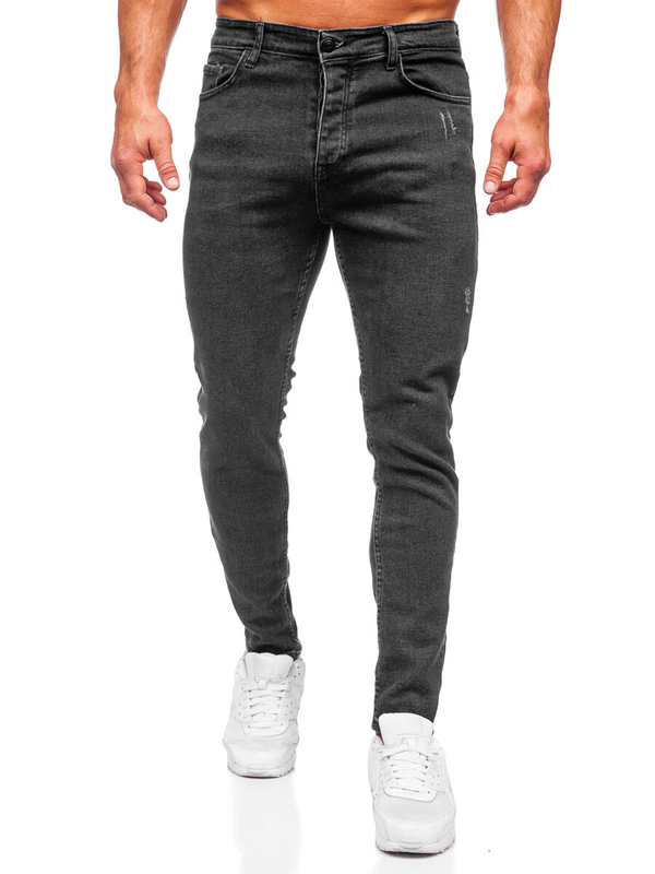 Herren Jeanshose regular fit Schwarz Bolf 6112