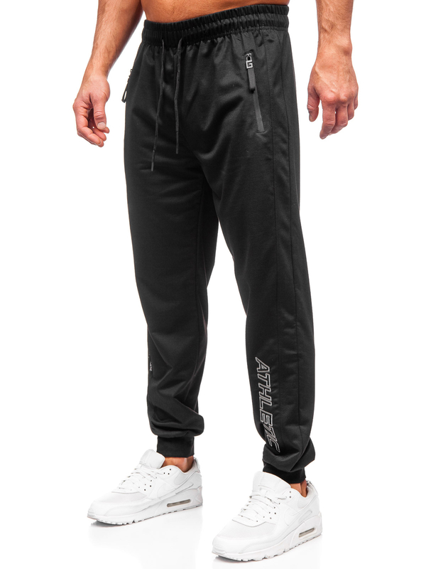 Herren Sporthose Joggers Schwarz Bolf JX6351