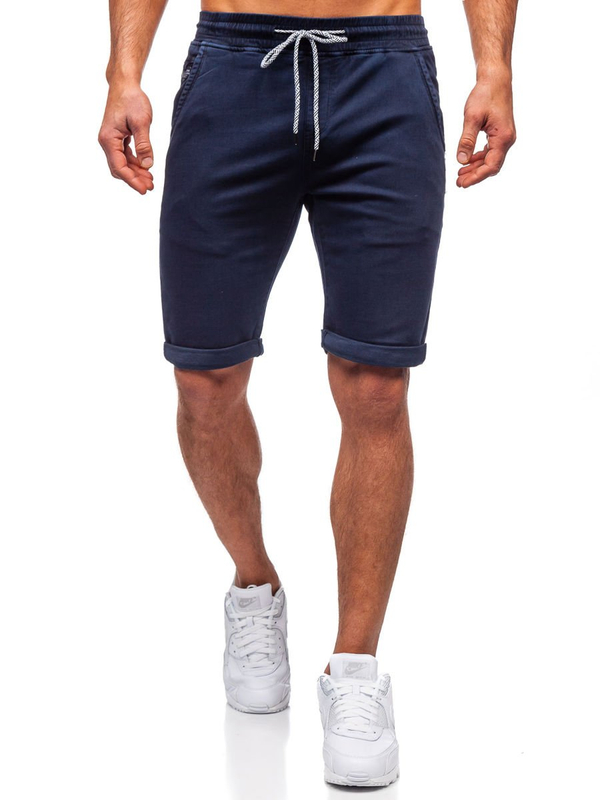Herren Kurze Hose Shorts Dunkelblau Bolf KG3723