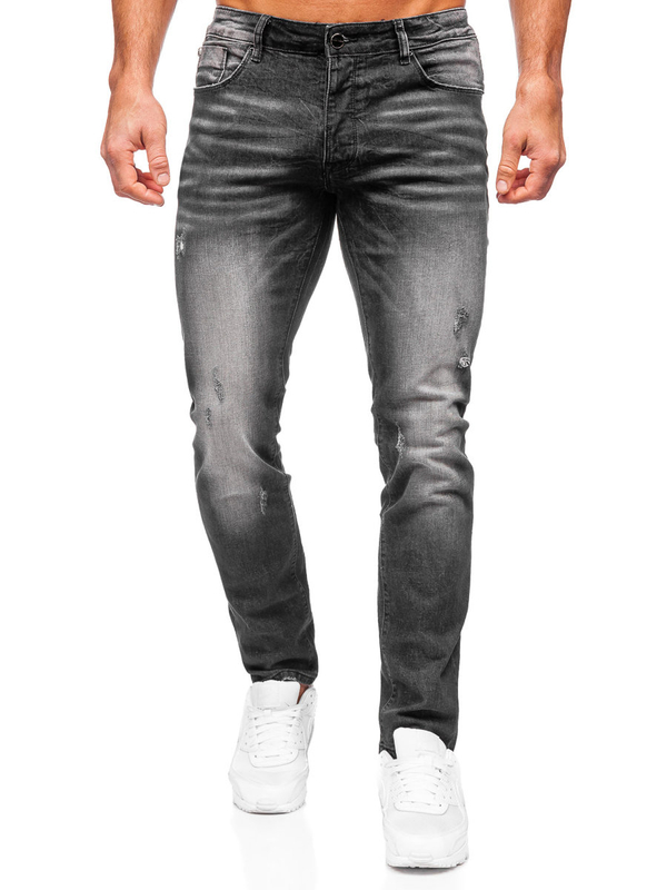 Herren Jeanshose slim fit Schwarz Bolf MP0070N