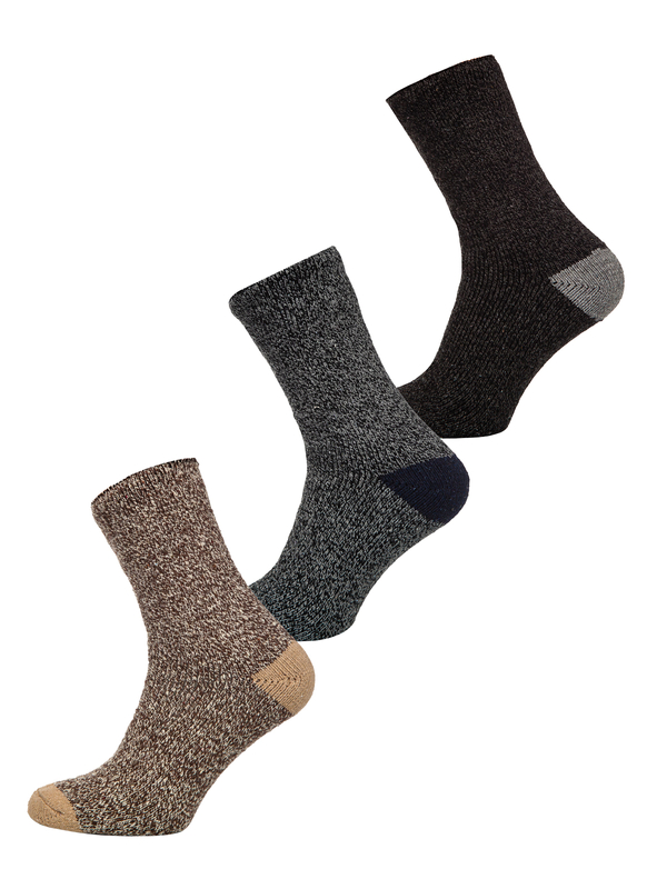 Herren Thermosocken für den Winter Mehrfarbig A8990-1-3P Bolf 3PACK