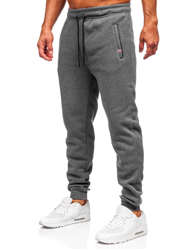 Herren Warme Sporthose Anthrazit Bolf JX6217
