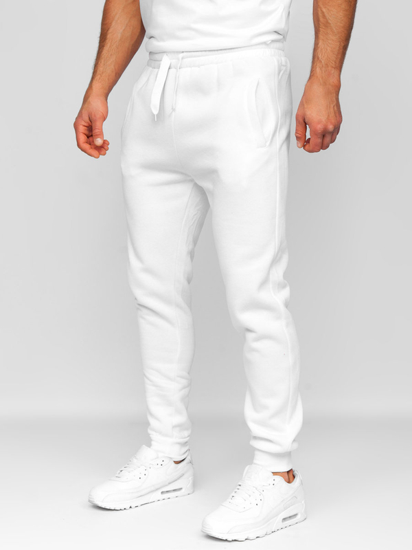 Herren Hose Jogger Pants Weiß Bolf CK01