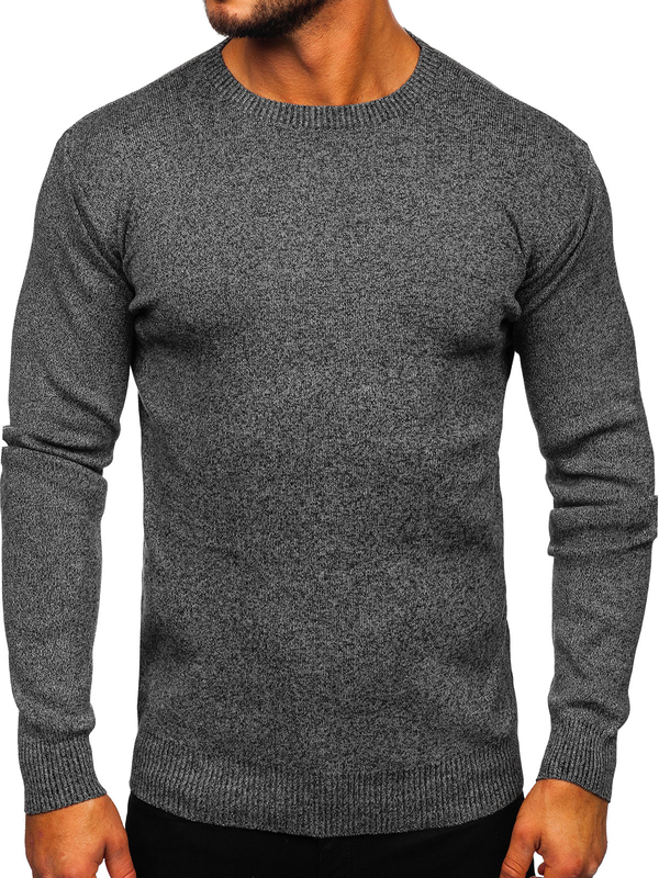 Herren Pullover Schwarzgrau Bolf S8165
