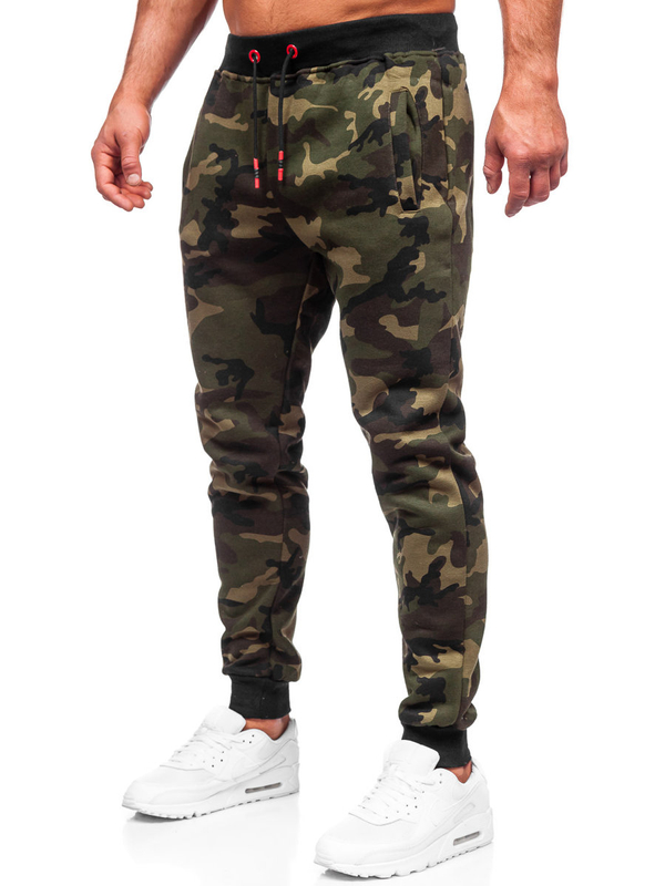Herren Sorthose Camo-Khaki Bolf KZ15