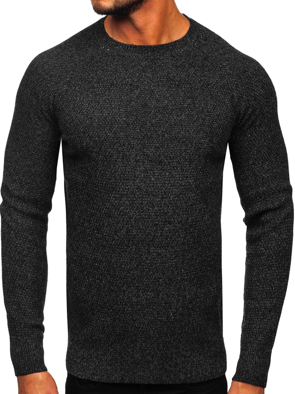 Herren Pullover Schwarz Bolf H1810