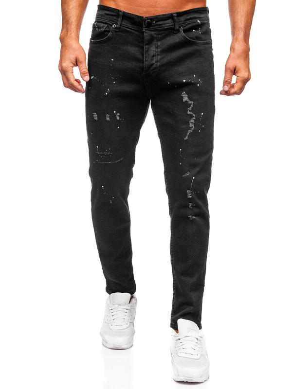 Herren Jeanshose regular fit Schwarz Bolf 6855