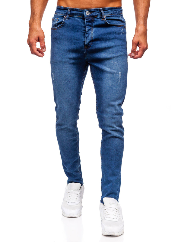 Herren Jeanshose slim fit Dunkalblau Bolf 6585